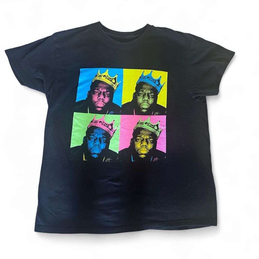 XL Notorious BIG T shirt Black EUC Biggie‎ Smalls 90s y2k